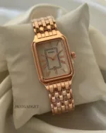 Fossil-Raquel (Analog Watch) – White Dial / Rose Gold Strap