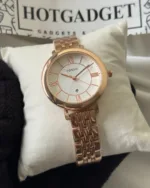 Fossil-RF315 (Analog Watch) – White Dial / Rose Gold Strap