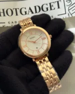 Fossil-RF315 (Analog Watch) – White Dial / Rose Gold Strap