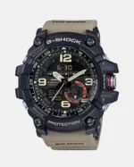 GShock-Mudmaster GG-1000 (Analog Digital Watch) – Black Dial / Beige Strap