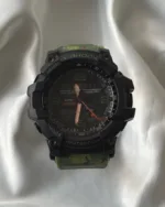 GShock-Mudmaster GG-1000 (Analog Digital Watch) – Black Dial / Green Camo Strap