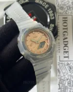 GShock-GA-2100BM (Analog Digital Watch) – Rose Gold Dial / Transparent Strap