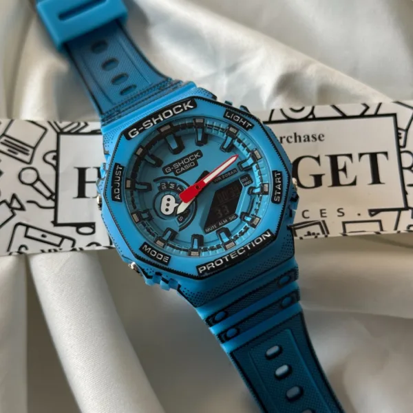 GShock-GA-2100 MNG (Analog Digital Watch) – Blue