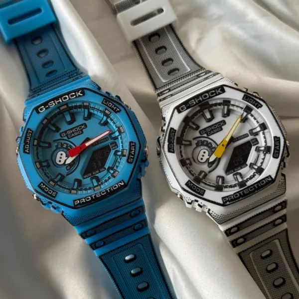 GShock-GA-2100 MNG (Analog Digital Watch) – Blue