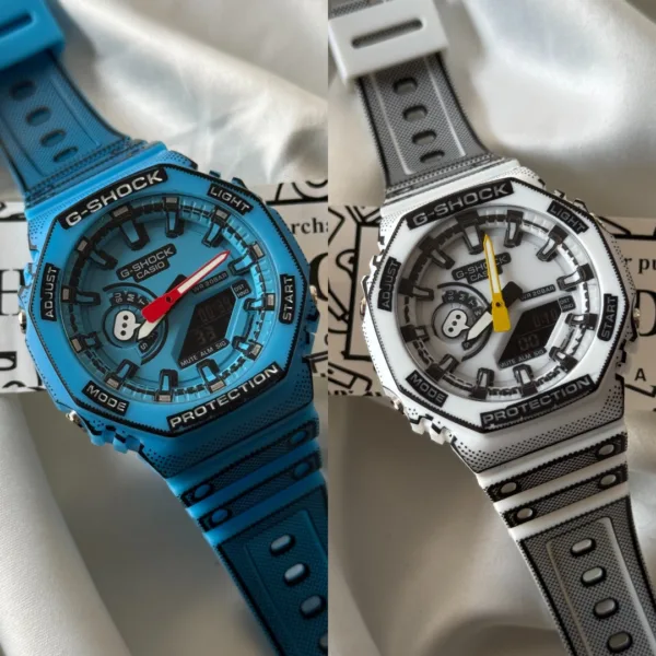 GShock-GA-2100 MNG (Analog Digital Watch) – Blue