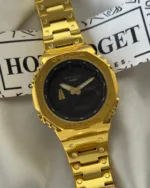 GShock-GM2100 (Analog Digital Watch) – Black Dial / Gold Strap