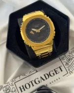 GShock-GM2100 (Analog Digital Watch) – Black Dial / Gold Strap