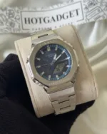 GShock-GM2110D (Analog Digital Watch) – Blue Dial / Silver Strap