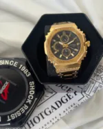 GShock-GMCB2100 (Analog Digital Watch) – Black Dial / Gold Strap