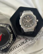 GShock-GMCB2100 (Analog Digital Watch) – Black Dial / Silver Strap