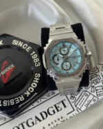 GShock-GMCB2100 (Analog Digital Watch) – Mint Blue Dial / Silver Strap