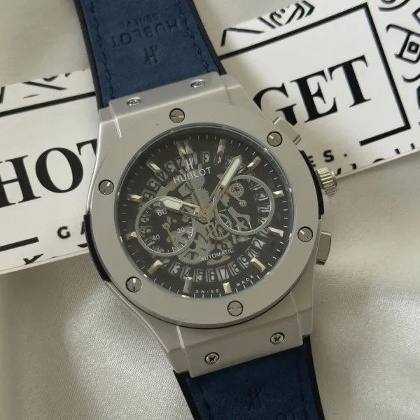 HBT Big Bang - (Analog Watch) – Grey Dial / Blue Strap