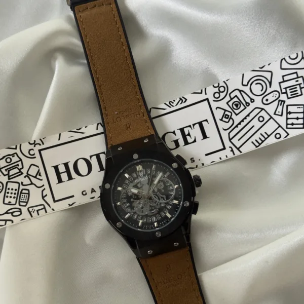 HBT Big Bang - (Analog Watch) – Grey Dial / Brown Strap