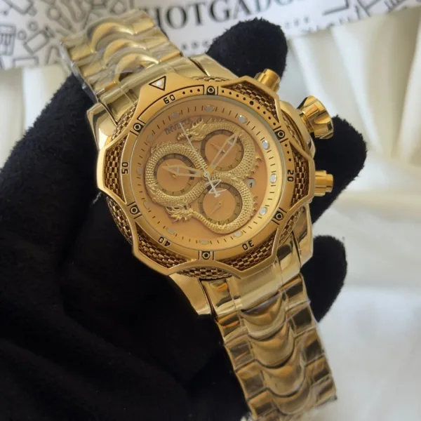 Invicta Dragon Venom (Chronograph Watch) – Gold