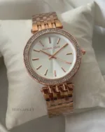 MK Darci 3400 (Analog Watch) – White Dial / Rose Gold Strap