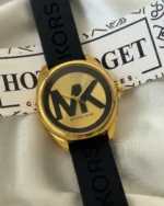 MK Janelle 7313 (Chronograph Watch) – Gold Dial / Black Strap