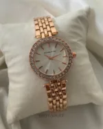 MK Petite 3832 (Analog Watch) – White Dial / Rose Gold Strap