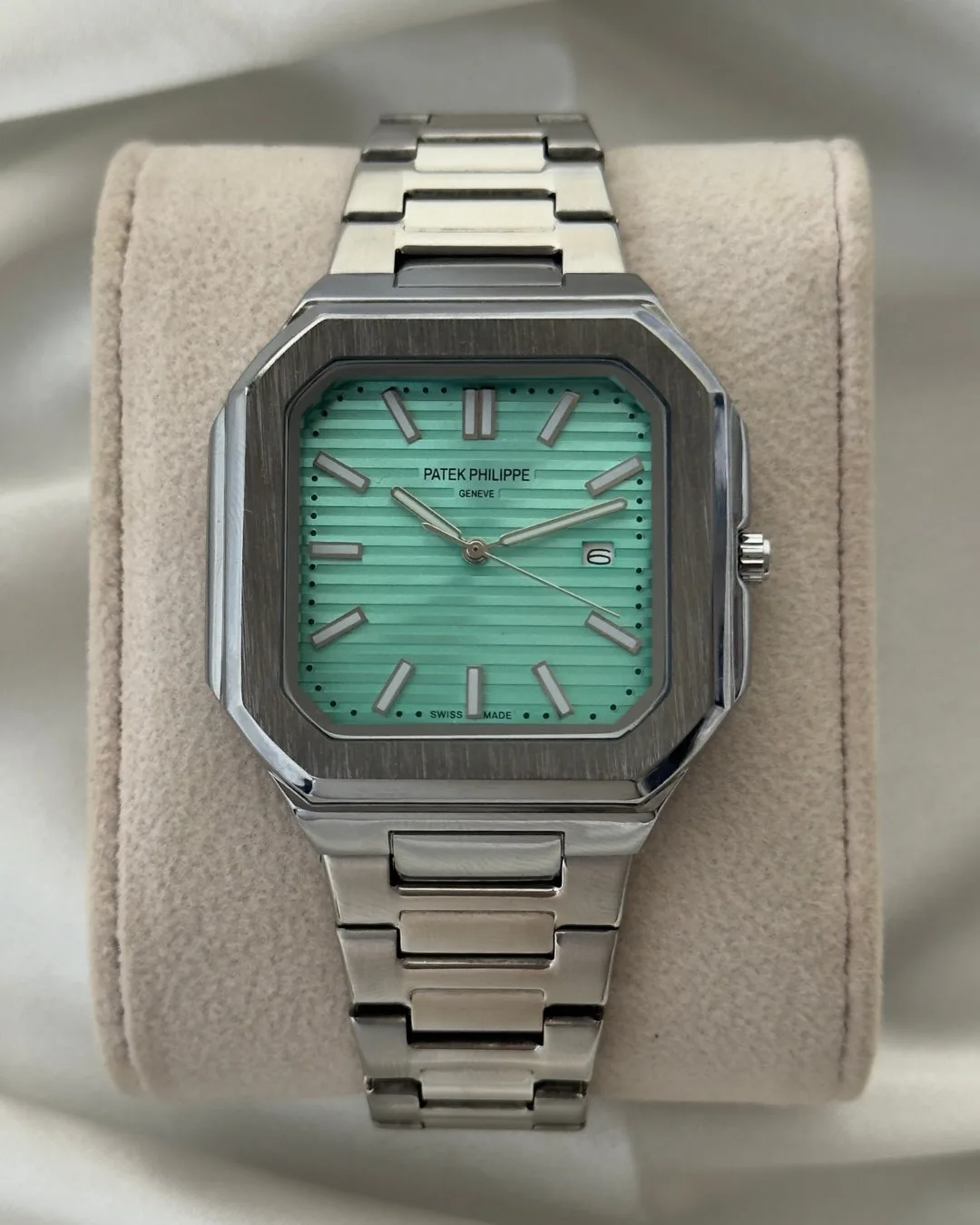 PP Cubitus - (Analog Watch) PP Cubitus - (Analog Watch) – Mint Blue Dial / Silver Strap