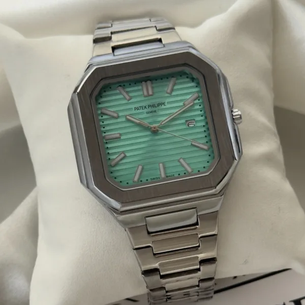 PP Cubitus - (Analog Watch) – Mint Blue Dial / Silver Strap