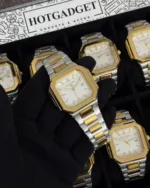 PP Cubitus - (Analog Watch) – White Dial / Gold & Silver Strap