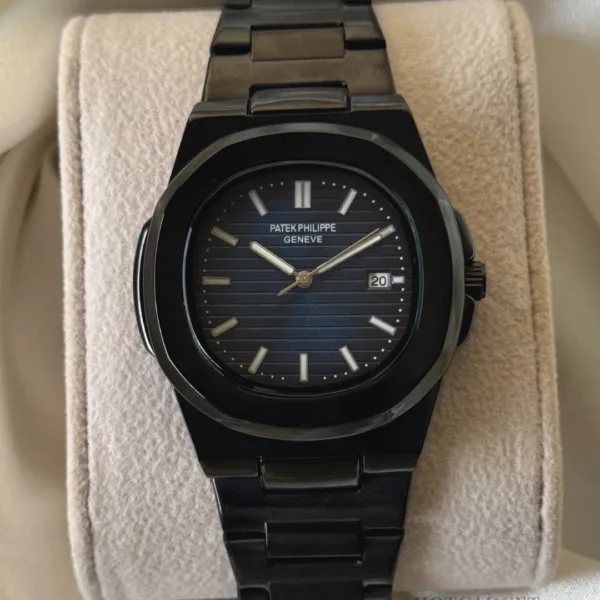 PP Nautilus - (Analog Watch) – Blue Dial / Black Strap