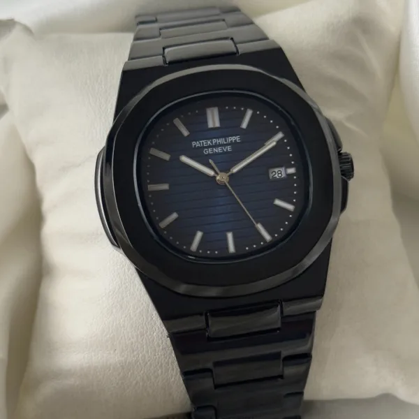 PP Nautilus - (Analog Watch) – Blue Dial / Black Strap