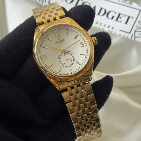 RLX 1908 – Perpetual – White Dial / Gold Strap