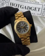 RLX Day-Date 40 – Oyster – Black Dial / Gold Strap