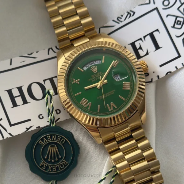 RLX Day-Date 40 – Oyster Green
