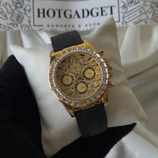 RLX Daytona – Eye of the Tiger – Gold Dial / Black Strap