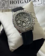 RLX Daytona – Eye of the Tiger – Silver Dial / Black Strap