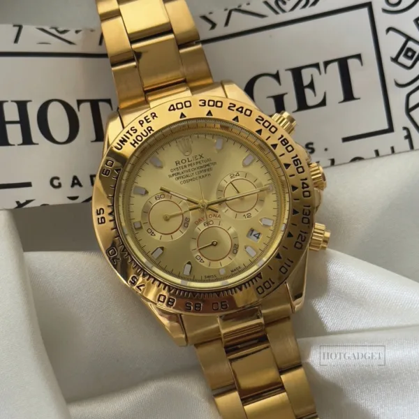 RLX Daytona Inspired – Classic Chronograph – Gold