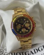 RLX Daytona – Rainbow – Black Dial / Gold Strap