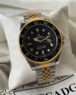 RLX GMTMaster II (Oyster Style) – Black Dial / Gold & Silver Strap