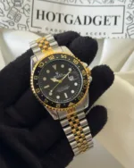 RLX GMTMaster II (Oyster Style) – Black Dial / Gold & Silver Strap