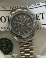 RLX Oyster Sky – Dweller – Black Dial / Silver Strap