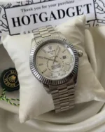 RLX Oyster Sky – Dweller – White Dial / Silver Strap