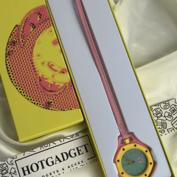RoyalPop (Analog Watch) – Yellow, Pink & Mint