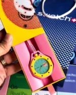 RoyalPop (Analog Watch) – Yellow, Pink & Mint