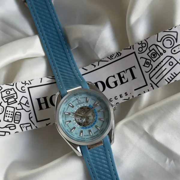 Seamaster Worldtimer (Automatic Watch) – Mint Blue