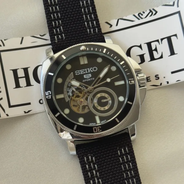 SEIKO-Tourbillon (Automatic Watch) – Black