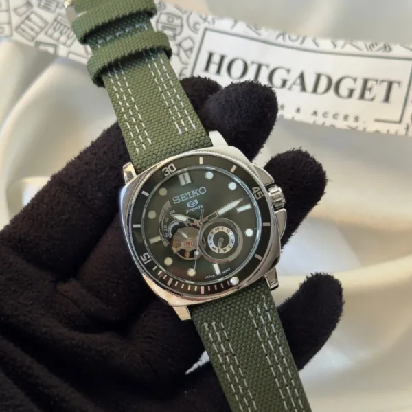 SEIKO-Tourbillon (Automatic Watch) – Green