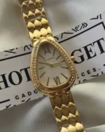 Serpenti (Analog Watch) – White Dial / Gold Strap