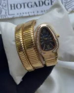 Serpenti-Tubogas Gold (Analog Watch) – Black Dial / Gold Strap