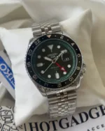SKO-5 Sports (Analog Watch) – Green Dial / Silver Strap