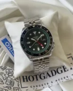 SKO-5 Sports (Analog Watch) – Green Dial / Silver Strap