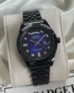SKO-Datejust (Analog Watch) – Blue Dial / Black Strap