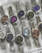 SKO-Datejust (Analog Watch) – Olive Green Dial / Silver Strap – video