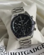 SKO-Prospex Speedtimer (Analog Watch) – Black Dial / Silver Strap