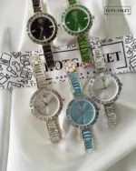 Swarvoski-Matrix Bangle (Bracelet Watch) – White – video